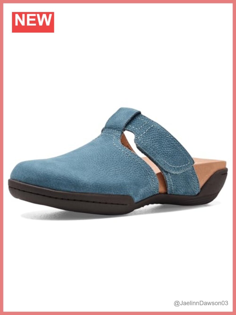 Jambu Malia Leather Mules Slip-On Women's Comfort Arch Support Shoes